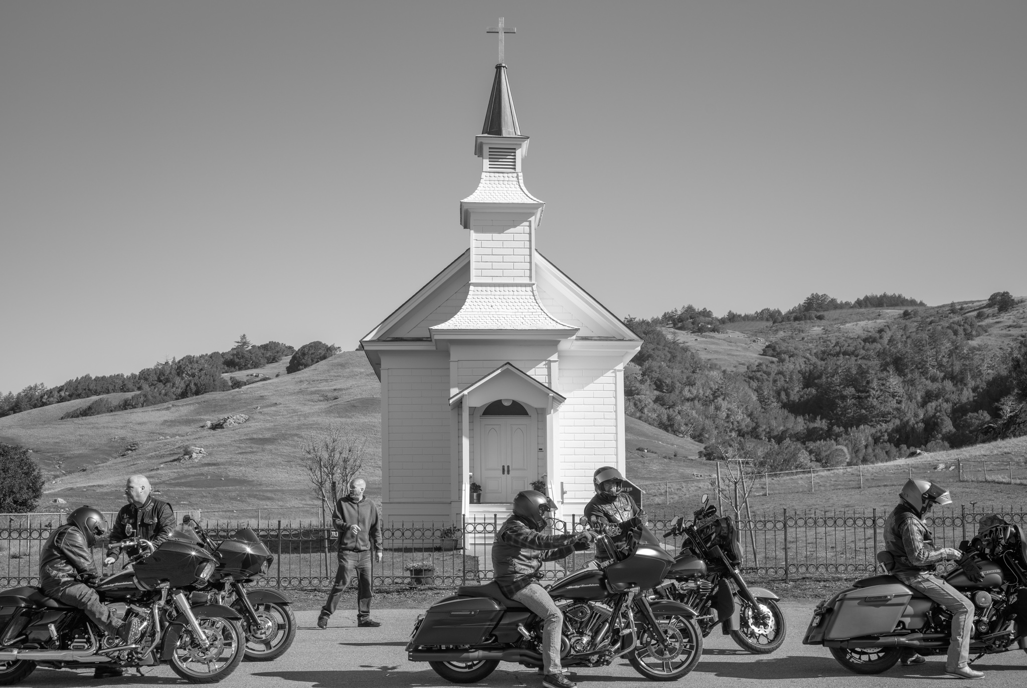 Let's Ride, Old St Mary's Church, Nicasio Valley